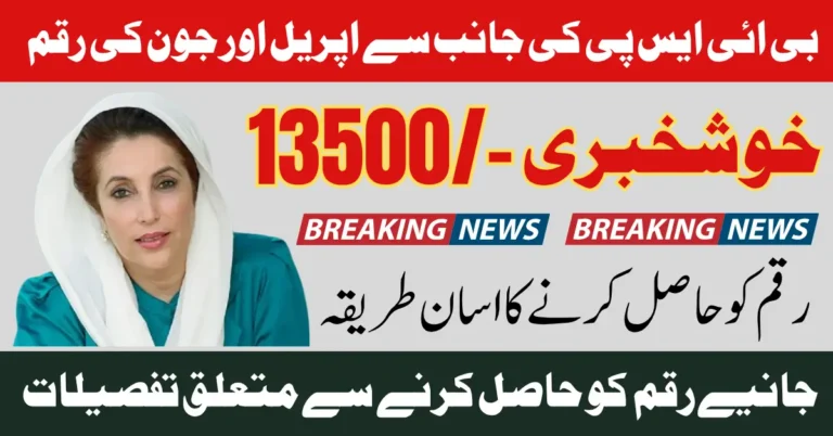 BISP 8171 April-june Phase Payments For Eligiable Women Know Full Details