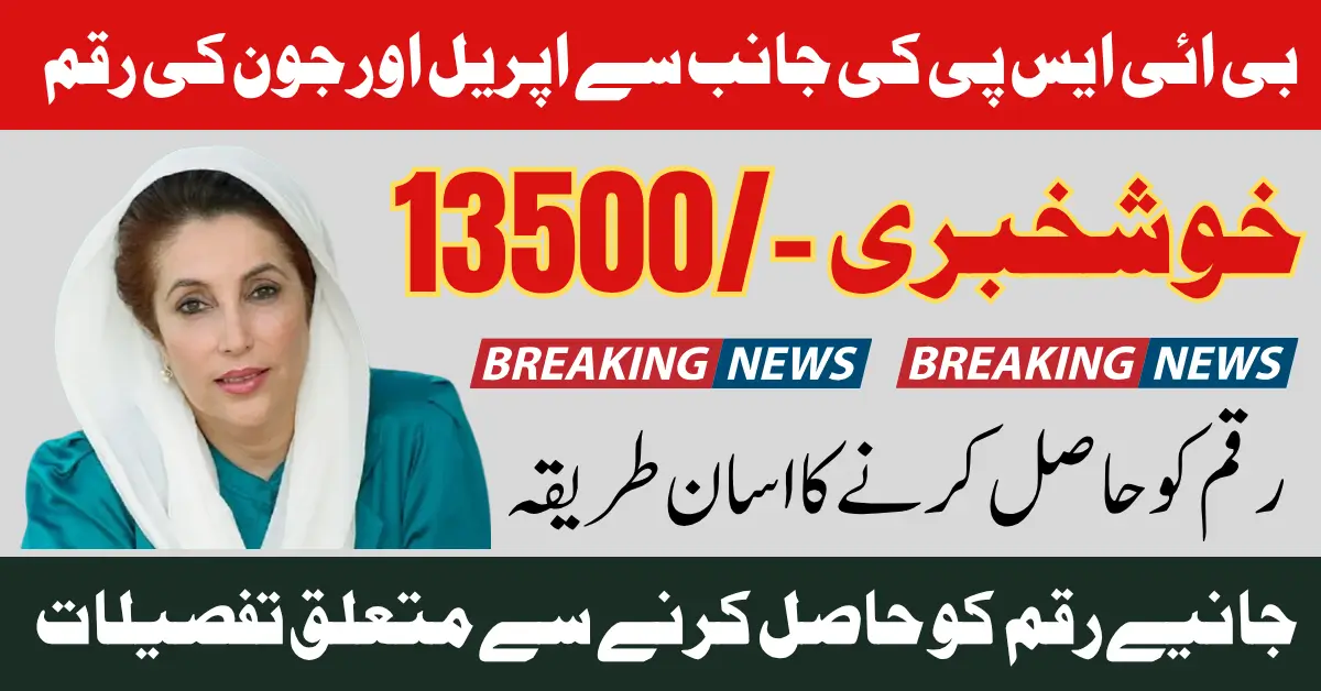 BISP 8171 April-june Phase Payments For Eligiable Women Know Full Details