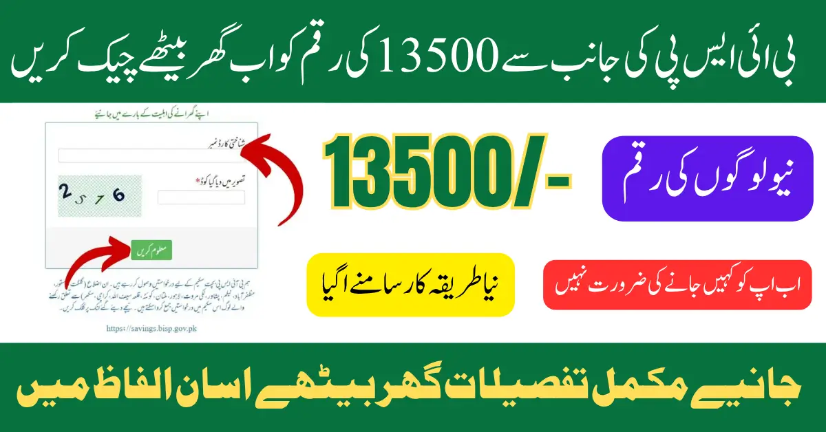 BISP July 2025 Payment Track offline Using Recent Added Special Edition Method Using CNIC