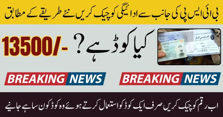 BISP SMS Eligibility Check Method Update For Freshly Registered Women