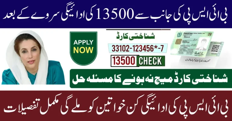 BISP 2025 Survey Payment Check CNIC Issues And Solve Using Easy Method