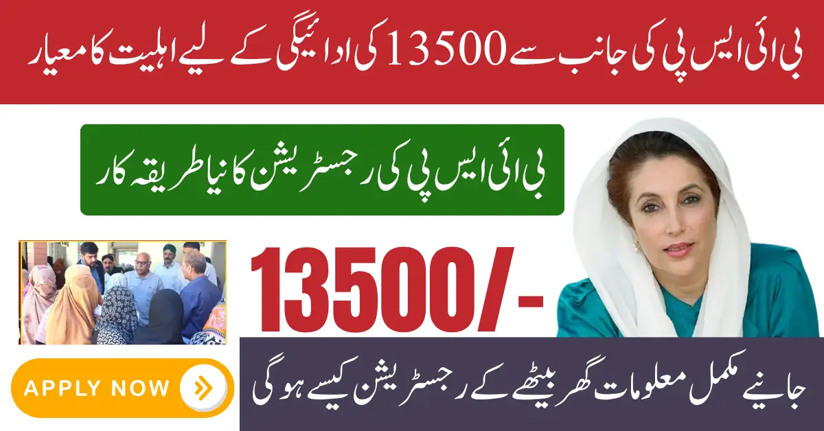 BISP 8171 Payment Eligibility July 2025 CNIC Check 13500 Registration With New Method