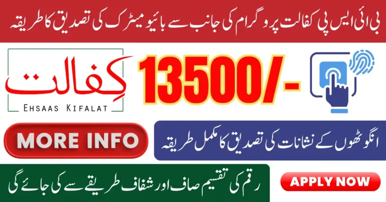 BISP Kafalat BVS Issues Fingerprint CNIC Problems Best Solution Know Full Details 2025