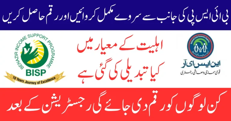 BISP Survey 2025 Beneficiary Payment Eligibility Status Check Using CNIC Easy Method