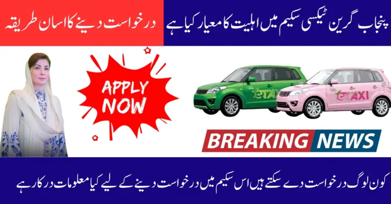 Punjab Green E-Taxi Scheme Eligibility Criteria Who Can Apply Using Required Documents