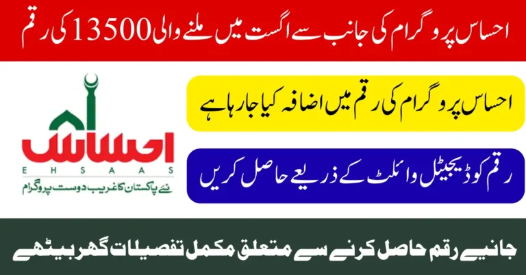 8171 Ehsaas Program Payment August 2025 Rs 13,500 Phase Wise Started Know Full Details