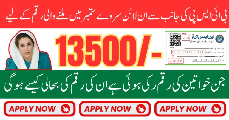 BISP Survey 2025 Payment Eligibility And September 13500 Installment Schedule Know Full Guide