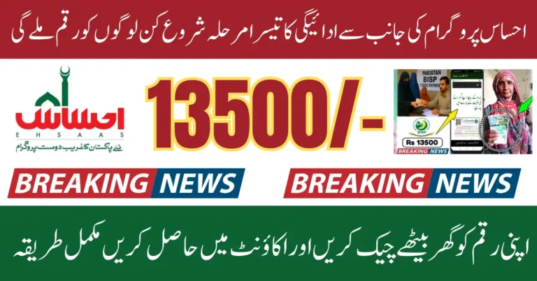 8171 Ehsaas Program Phase 3 Payments Start In September 2025 Know Full Process Step By Step