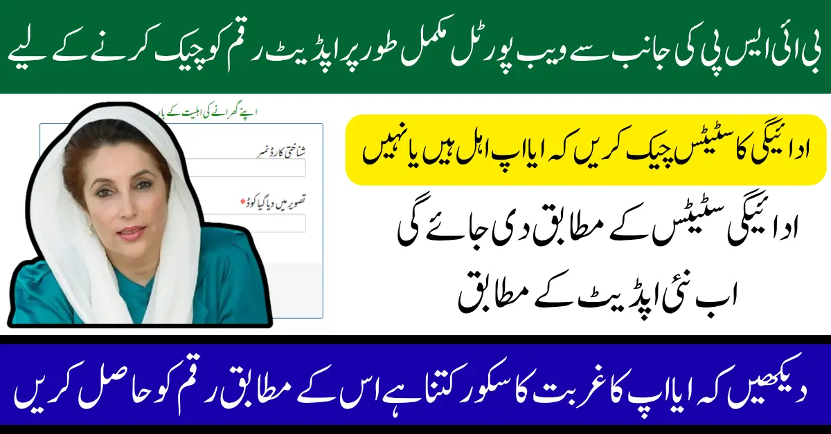 BISP 8171 Portal Status Check Eligiable Or Not Eligiable Using CNIC Full Guide 2025