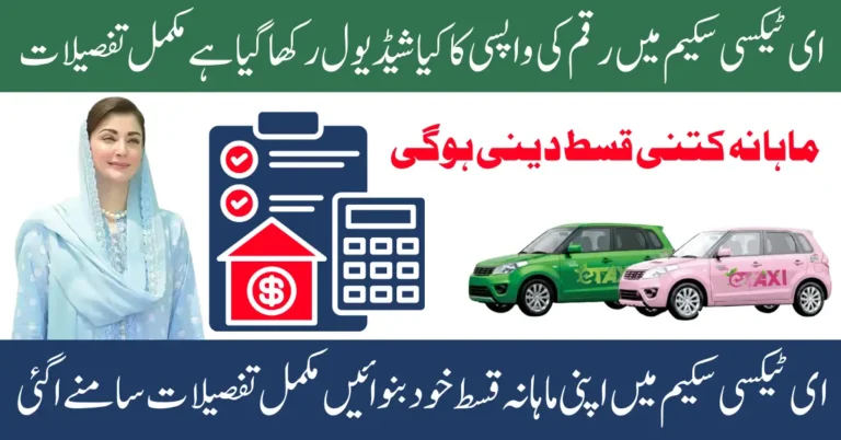 E-taxi Program 2025 Repayment Plan Final Deadline Of Registration Know Step Sitting At Home