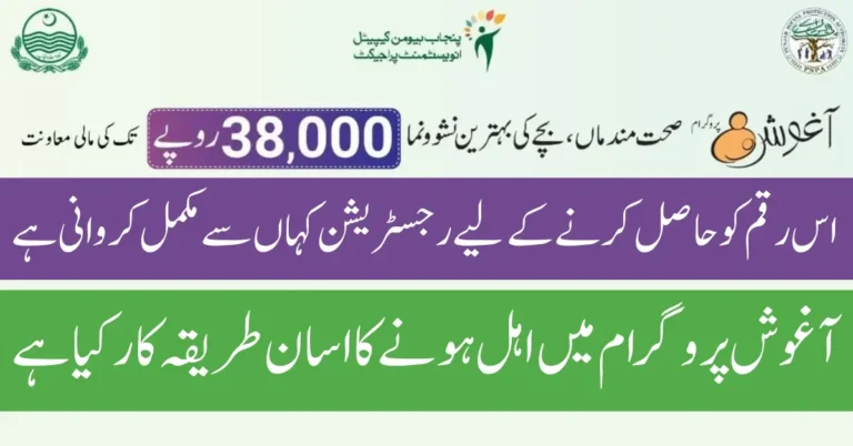 Punjab Aghosh Program 2025 Rs. 38,000 Support with Pregnancy & Child Care Schedule