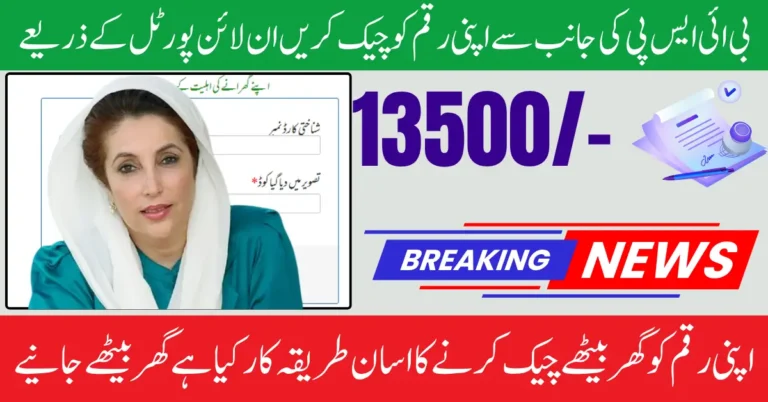 8171 Web Portal CNIC Confirmation 2025 BISP Under Review Beneficiaries to Receive Rs.13,500 Full Guide