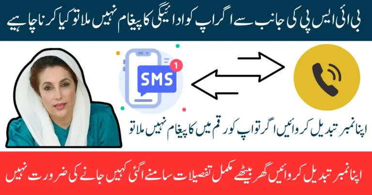BISP Mobile Number Update 2025 – Step-by-Step Guide to Get 8171 Payment Messages