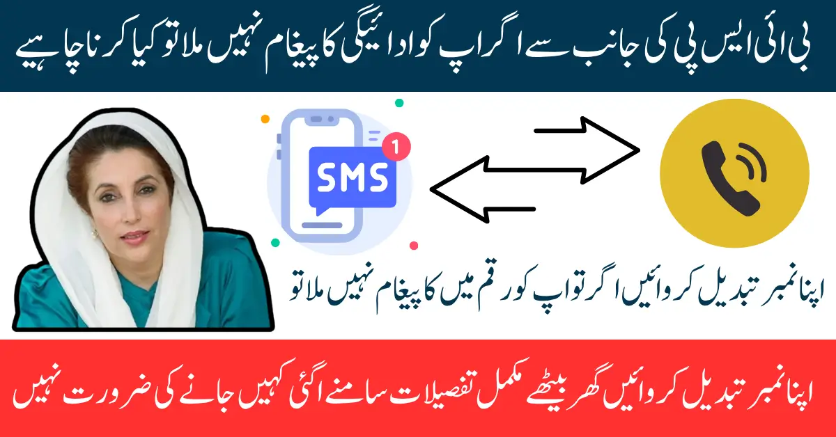 BISP Mobile Number Update 2025 – Step-by-Step Guide to Get 8171 Payment Messages