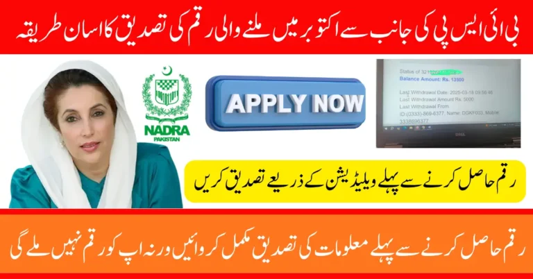 BISP October 2025 Payment, BISP 13500 Update, 8171 Nadra Verification, BISP Digital Account, BISP Eligibility Check, BISP 8171 Portal