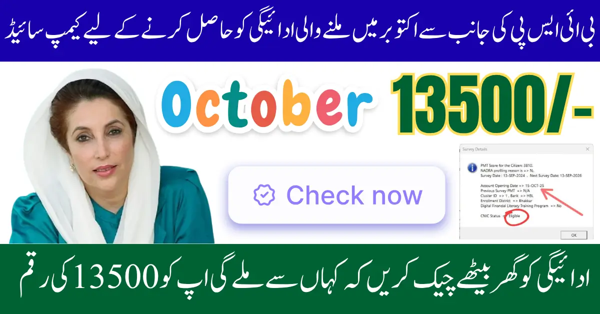 BISP Payment Collection October 2025 Campsite And Registered Agents Locations And Collection Process