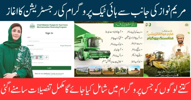Punjab Farm Mechanization Finance Program Online Registration Via Cmhightech Punjab Full Guide 2025