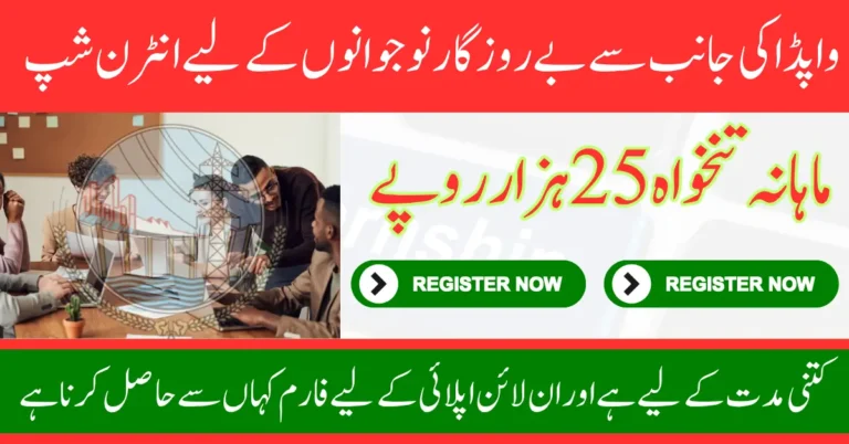 WAPDA Internship Program 2025 Online Appy And 25000 Per Month Salary Know Duration