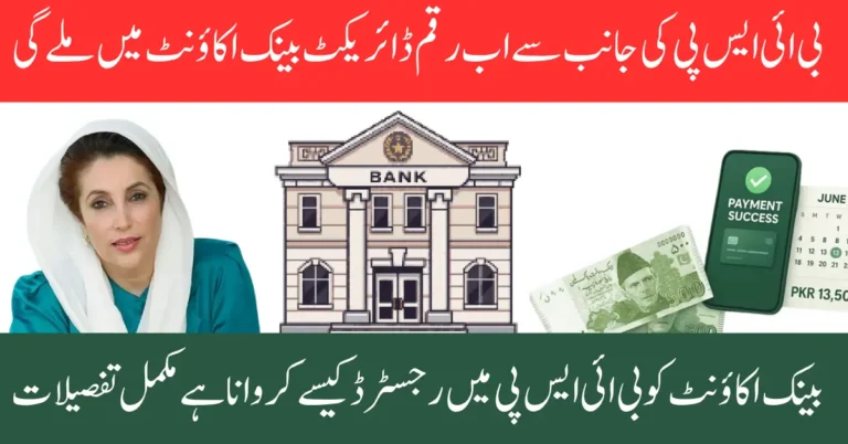 BISP Diamer Notification 8171 Portal Payment Status and Upcoming Wallet Account Process