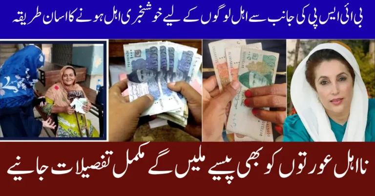 BISP Disqualified Persons Update And Know Details To Qualify For New Payment 2025 Full Guide