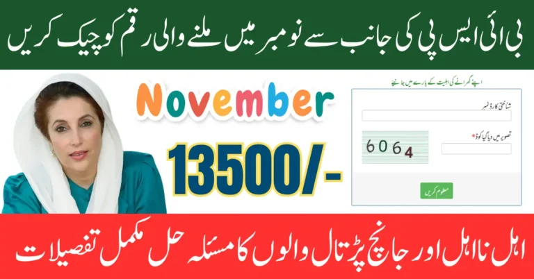 BISP November 2025 Payment Status: Eligible, Pending, or Not Eligible? Withdrawal via HBL & Bank Alfalah