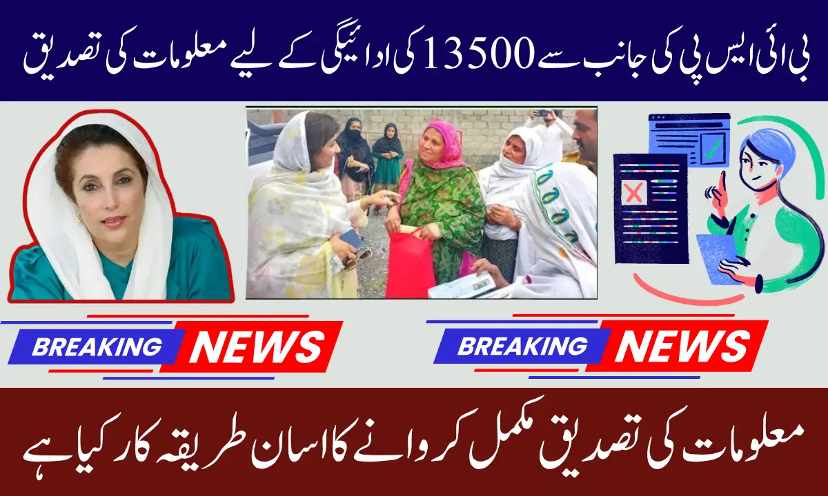 BISP Re-verification 2025 For December Payment Withdrawal – Know Full Guide Step By Step