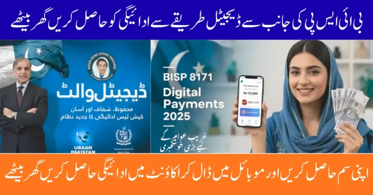 BISP Stipends Digital Wallet Starting From December disbursement, Know Full Guide 2025