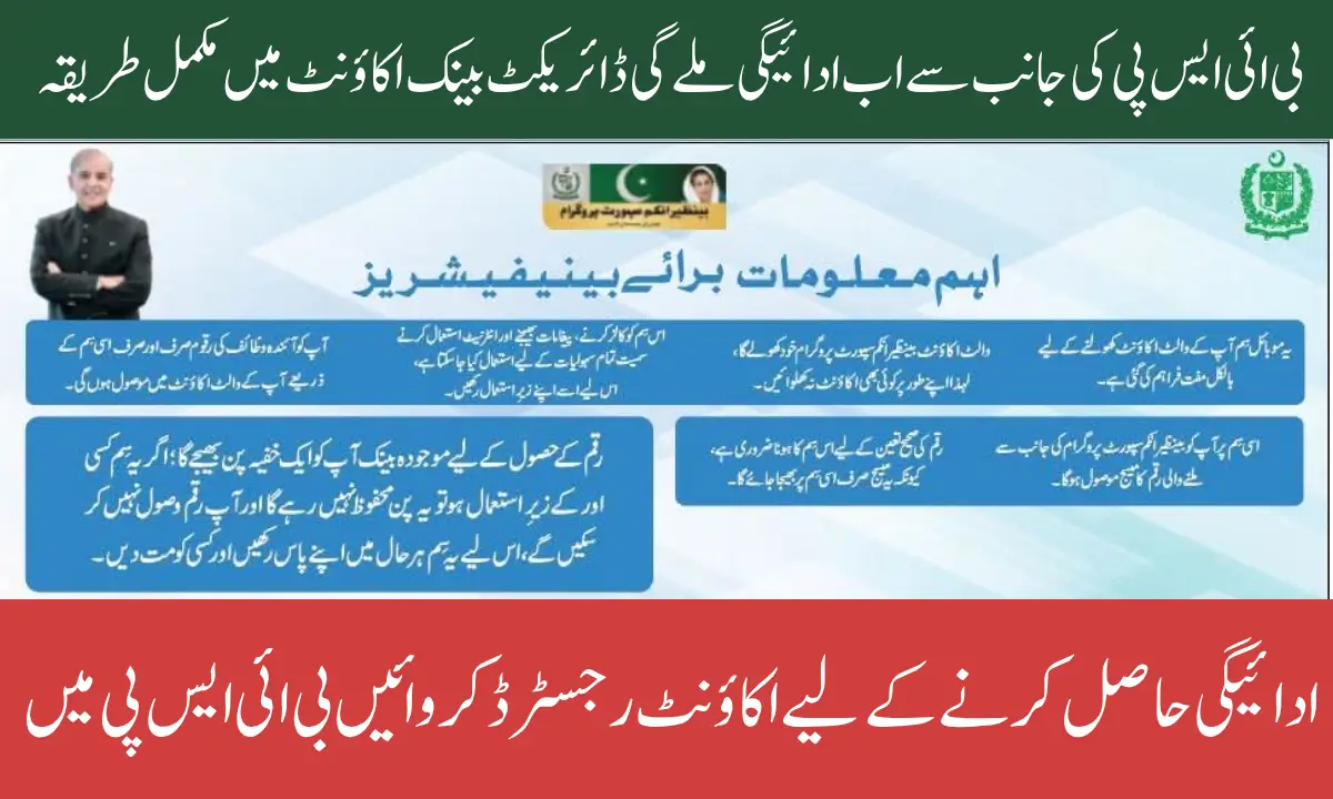 BISP Wallet Registration 2025: Secure Payment Method for Beneficiaries