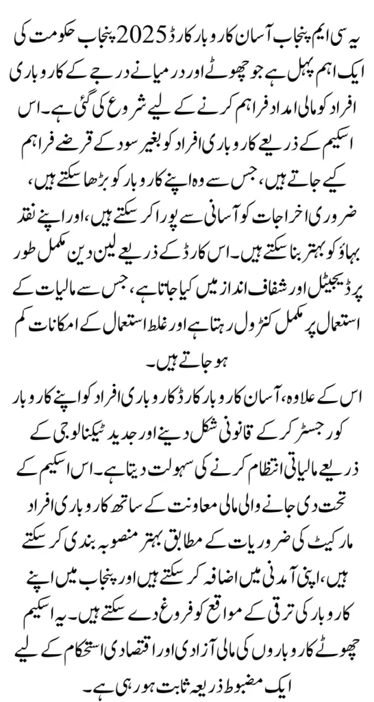 CM Punjab Business Scheme Interest-Free Loans: Apply Online Via Portal – Full Step-by-Step Guide